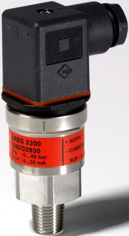 Folleto técnico Transmisores de presión para aplicaciones de alto rendimiento MBS 3200 y 3250 MBS 3200 MBS 3250 El transmisor de presión compacto para alta temperatura MBS 3200 ha sido diseñado para
