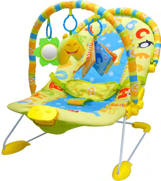 Hamaquita calibrado Hamaquitas / Baby Chair Rocker 810 Hamaquita estampado: Magic sea (naranja) Hamaquita