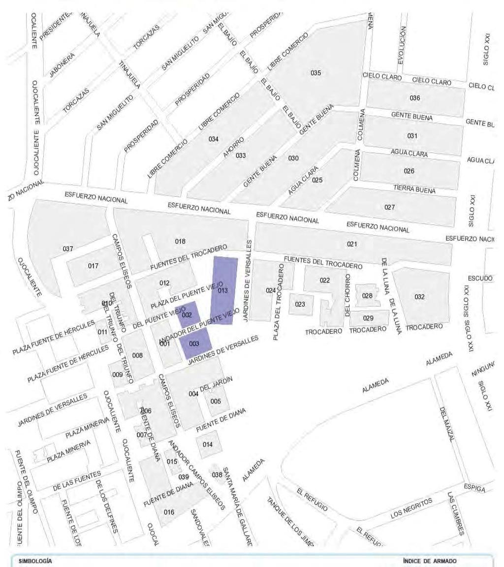 Croquis Es el espacio donde está plasmado las manzanas donde se ubican las viviendas seleccionadas así como las colindantes y cercanas con el nombre de calles, avenidas y están representados los