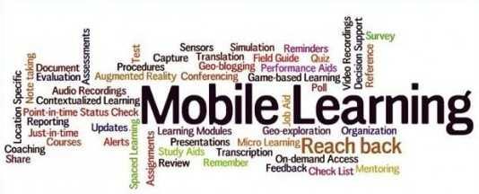 Es defineix l M-Learning Learning com la intersecció d Internet mòbil i l aprenentatge no presencial i es es caracteritza per la capacitat d'accedir