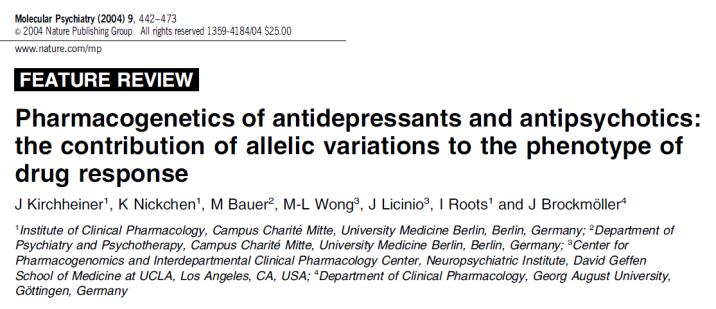 Antidepresivos/ antipsicóticos Fármacos en psiquiatría Los efectos secundarios son causa frecuente de interrupción o