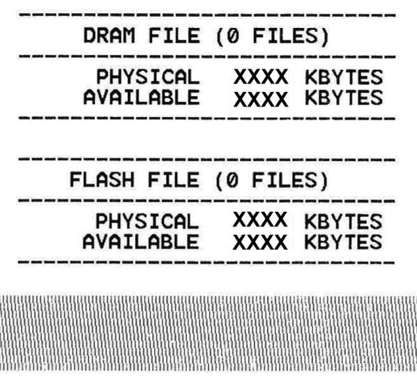 Configuración de puerto serie RS232 Número de archivos descargados Espacio en