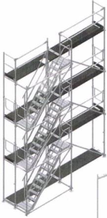 de marcos Super-65, multidireccional Ringscaff y torres móviles