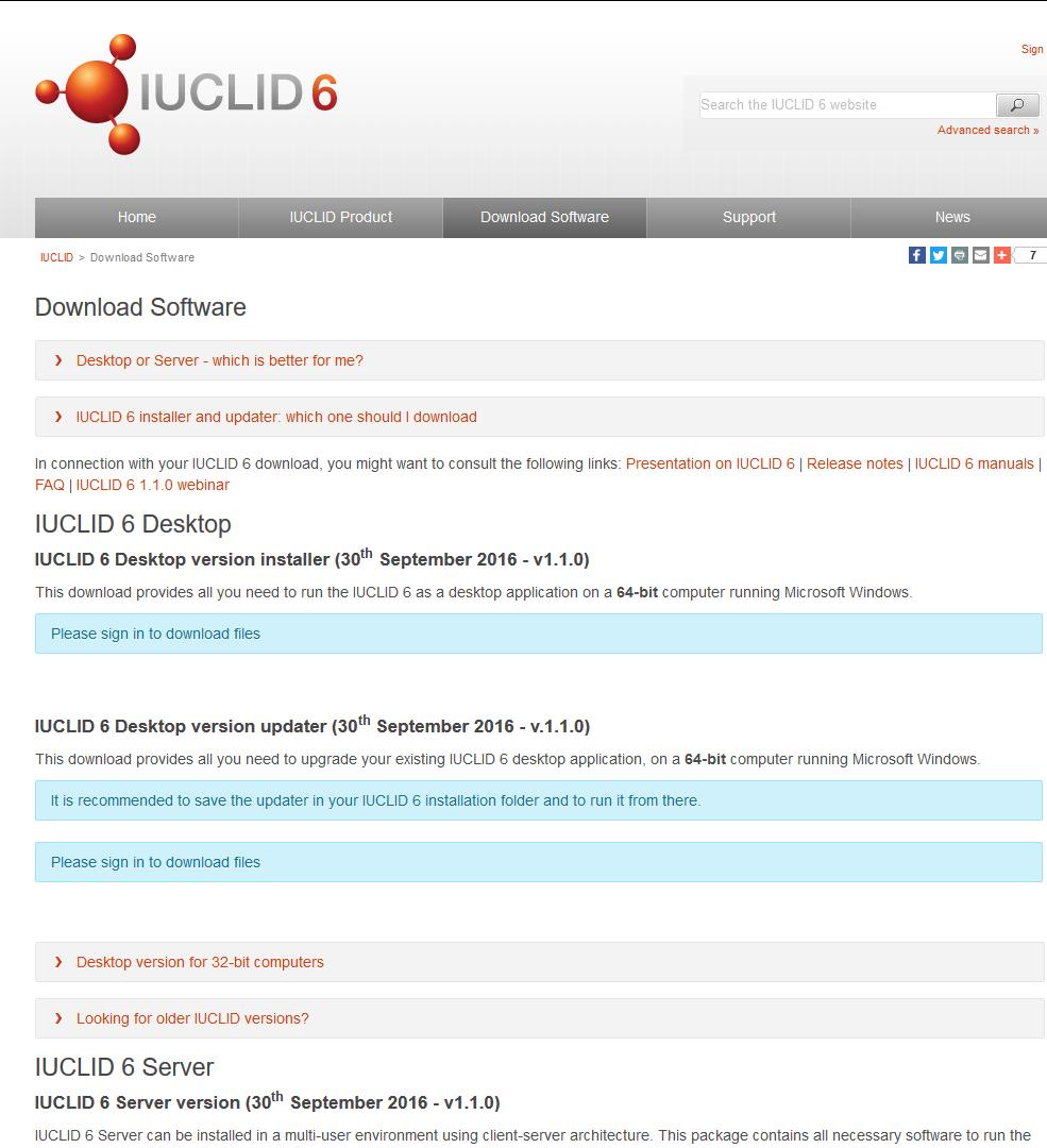 5. Prepare su registro en formato IUCLID 6 o en REACH IT Guía: https://iuclid6.echa.europa.