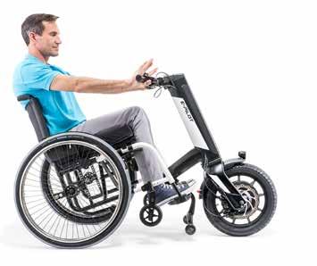 DETALLES Simplemente acopla tu silla de ruedas Un sistema de montaje modular
