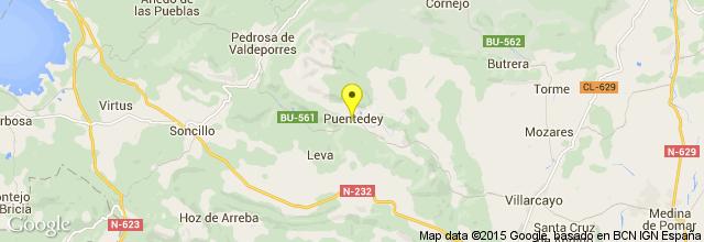 De gran valor monumental. Puentedey La población de Puentedey se ubica en la región Burgos de España.