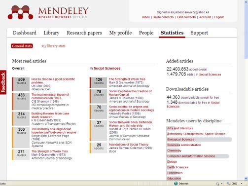 versión web http://www.mendeley.