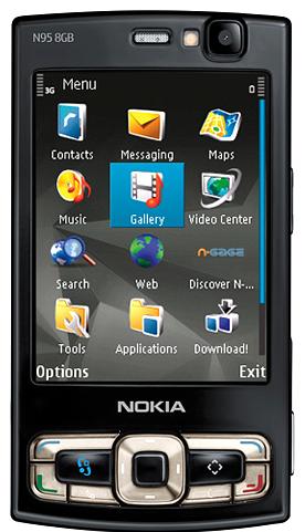 16,5 100 5,3 2,8 0 iphone Nokia N95