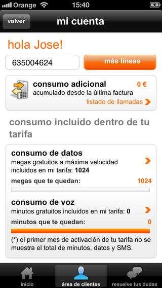 App consumo de datos Aplicaciones para la consulta de consumo