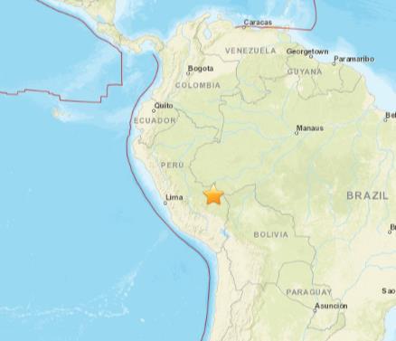 Un terremoto de magnitud 7,1 sacudió la frontera de Perú con