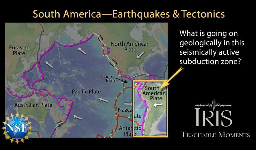 Animación explorando la tectónica de placas y los terremotos