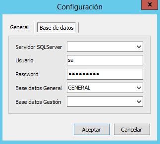posteriormente indicar que ICG2Checkin se ejecuta como <Servicio> Configuración Base de Datos Servidor SQLServer Ejecutar ICG2Checkin en Modo Usuario Administrador Usuario Usuario
