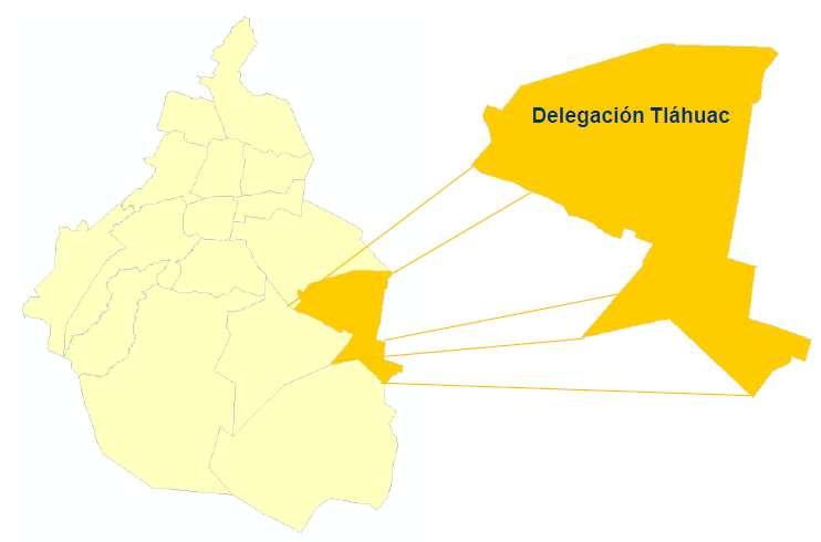 Análisis Ambiental y de Ordenamiento Territorial. La Delegación Tláhuac es una de las 9 delegaciones que tiene suelo de conservación, la superficie de la demarcación es de 8,534.62 hectáreas (5.