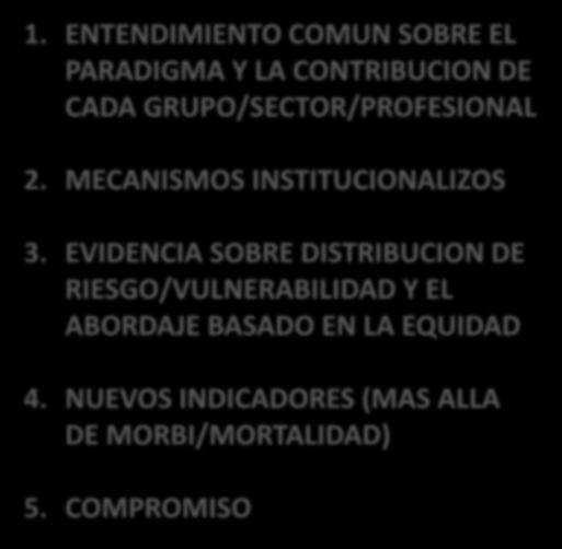 EL ENFOQUE MULTISECTORIAL Y MULI-DISCIPLINAR REQUIRE 1.