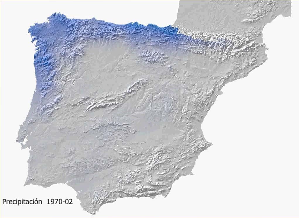 Archivo climático de la Península Ibérica Periodo total: 1989-2010 Resolución espacial: 1 km