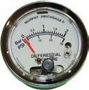 CONTROL Manómetros Swichgage diferenciales de presión Manómetro diferencial de presión Murphy A20DPK y A25DPK con una lectura de presión diferencial de 0-10 m ó 0-20 m.