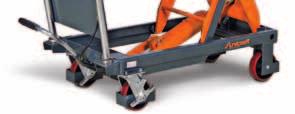 mayor seguridad al cargar y descargar Descenso manual de la mesa Robusta construcción de acero.