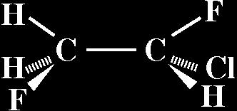 1-cloro-2,2-difluoretano 1-cloro-1,2-difluoretano Las siguientes no son distintas de las anteriores: