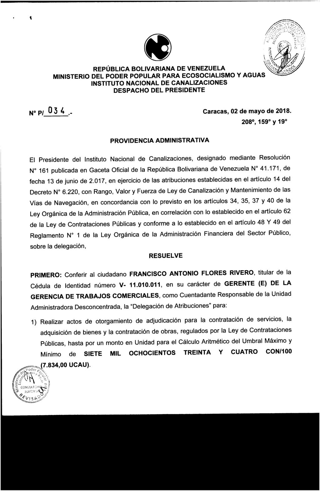 441.658 GACETA OFICIAL DE LA REPÚBLICA BOLIVARIANA DE VENEZUELA Viernes 1 de
