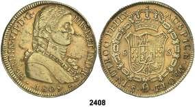 Segovia. 1/2 décima de real. (Cal. 586). 1,84 g. EBC/EBC-. Est. 25........... 20, 2418 1853. Segovia. 1/2 real=5 décimas. (Cal. 578). 18,61 g. Manchitas. BC+/MBC-. Est. 20.... 12, 2419 1857.