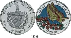 Est. 40..... 25, F 2734 1996. 10 pesos. (Kr. 556). 20 g.