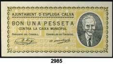 2984 L Escala. 50 céntimos y 1 peseta (dos). (T. 1068, 1068c y 1069b).
