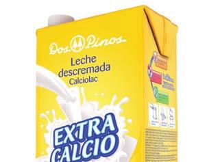 LECHES LECHE DESCREMADA EXTRA CALCIO Leche 100% de vaca, descremada adicionada con sólidos lácteos que aumentan el aporte de calcio, diseñada para ayudar a mantener la salud ósea. Larga duración.