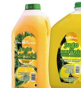 BEBIDAS NO LACTEAS JUGO DE NARANJA 100% NATURAL Jugo de naranja 100% natural.