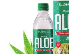 BEBIDAS NO LACTEAS BEBIDA DE ALOE Bebida obtenida a partir de la mezcla de Gel de Aloe en polvo, Gel de Aloe, agua y saborizante de Uva.