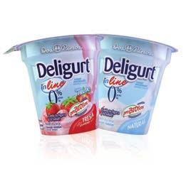 43% menos calorías que el yogurt regular. No contiene azúcar adicionada.