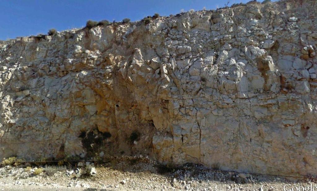 Calizas y calizas margosas-calizas de Langa - del Aragoniense, Mioceno,