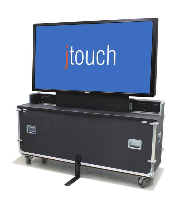 Accesorios para las pantallas JTouch LiteShow 4 DB+ Agregue el adaptador de presentación inalámbrico LiteShow 4 DB+ de InFocus a cualquier pantalla de modelo base con una entrada VGA o HDMI para