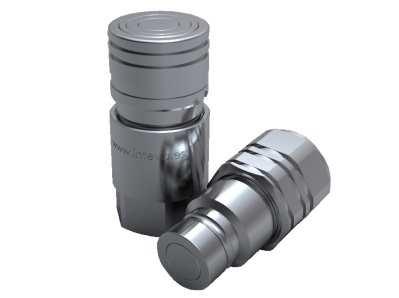 ACERO INOXIDABLE AISI 316 Fabricado según la norma ISO 16028. Válvula plana que evita fugas durante la conexión y la desconexión.