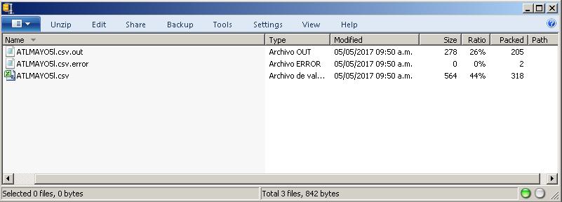 Archivo Excel: Es el archivo con la información a complementar.