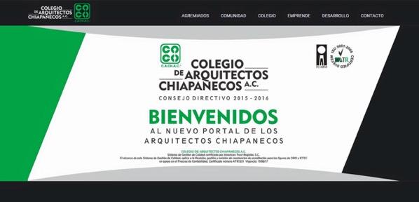 LANZAMIENTO DE LA PAGINA WEB OFICIAL DEL COLEGIO DE