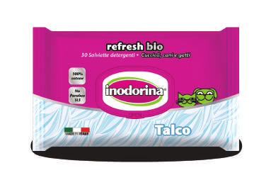 Toallitas Refresh Bio Tuberosa Las Inodorina Refresh Bio son toallitas de algodón puro biodegradable muy resistentes.