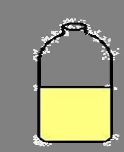contenedor (cesta) en posición vertical (sin