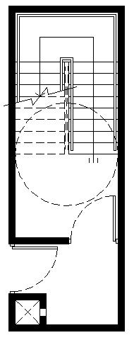 Solución D: El vestíbulo previo ventila por medio de un sistema de extracción mecánica a un ducto de ventilación ubicado dentro del vestíbulo.