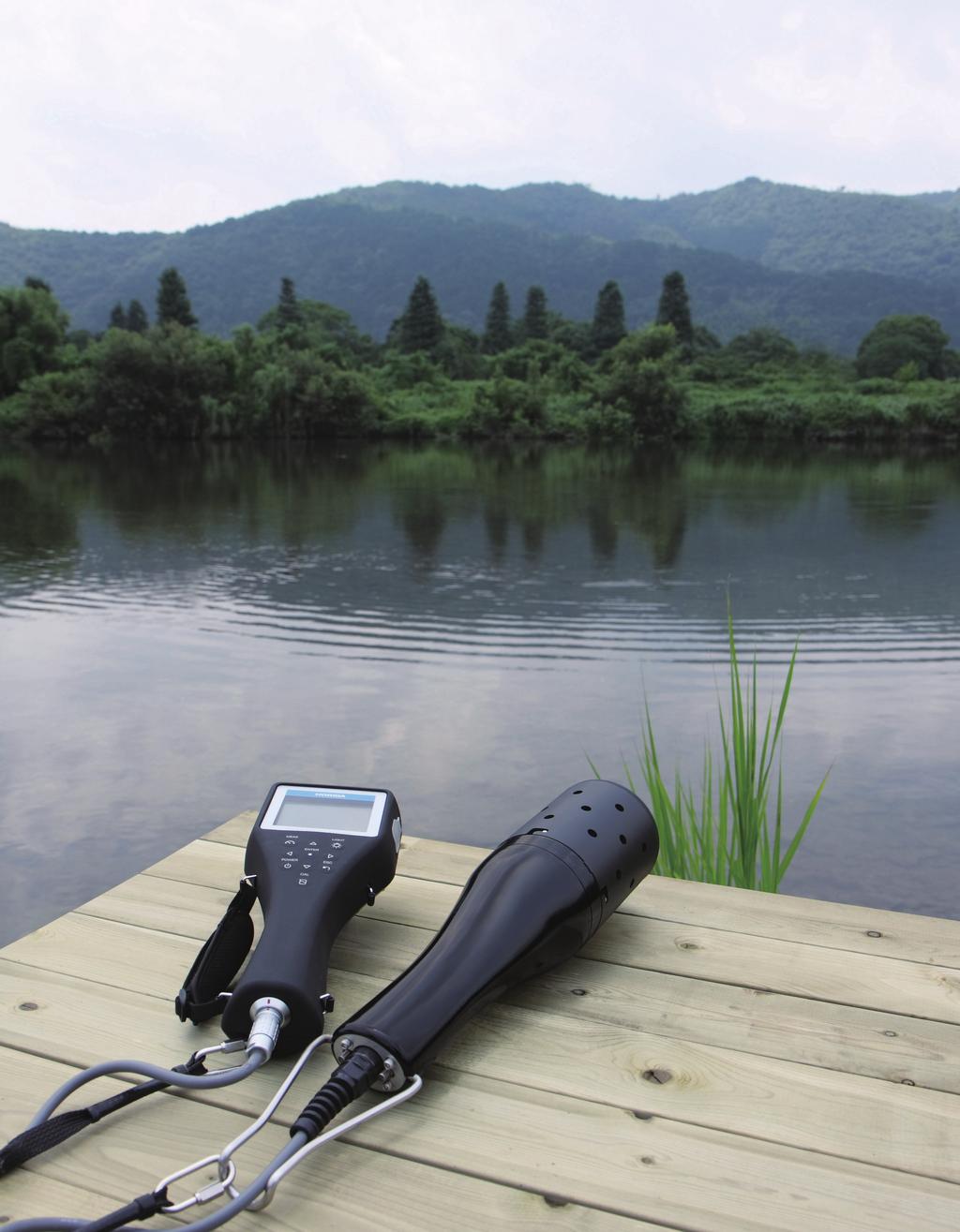 Diseño robusto para el campo 11 parámetros 5 idiomas Ingles Japonés Sonda multiparamétrica de análisis de calidad de agua Rango U50 Ruso Español Portugués Sonda