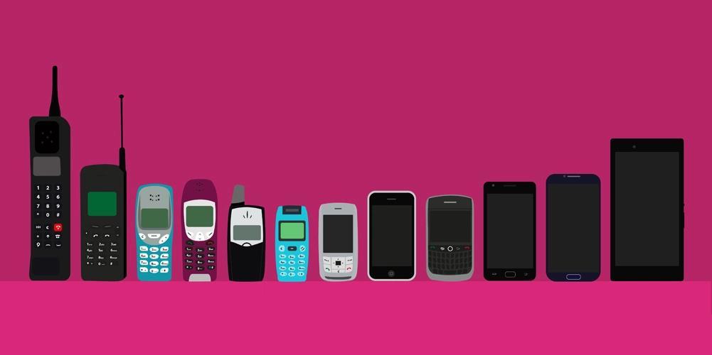 Evolución de los teléfonos