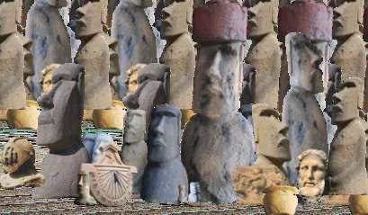 FIGURAS DECORATIVAS Piezas decorativas macizas y peso rebajado COMPOSICIÓN: - mortero de arena y áridos