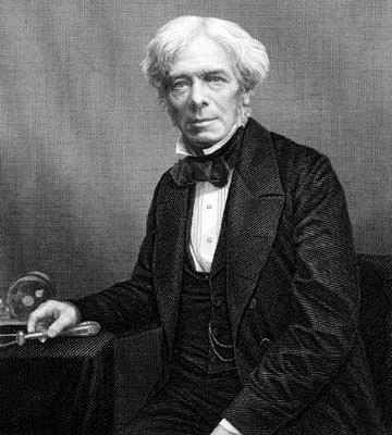 Michael Faraday, visualizo el campo eléctrico como haces de energía, representados como innumerables líneas rectas que salen radialmente en todas las direcciones desde el centro de la carga.