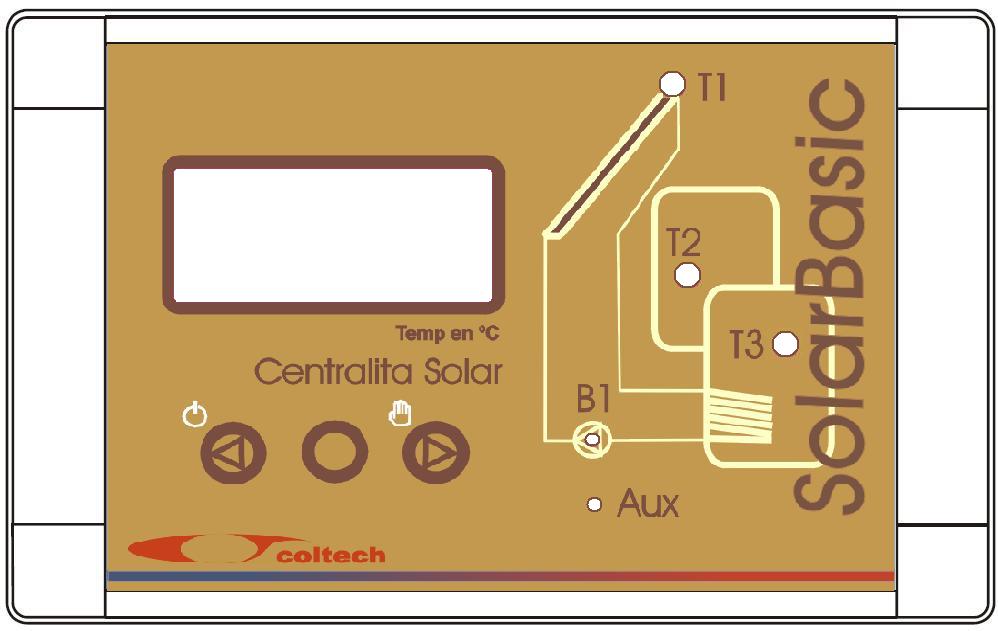 Mediante las sondas de temperatura incluidas en el conjunto, el equipo mide las temperaturas en el colector solar y depósito/s y activa las salidas correspondientes según el modo de funcionamiento