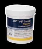 El condroprotector Artivet Complex tiene una completa formulación que actúa a nivel preventivo y
