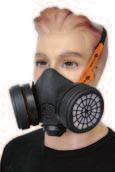 vapores orgánicos y disolventes 10 uds. 56418052 Doble entrada de aire que permite inhalaciones de un mayor caudal con lo que la respiración se hace más fácil.