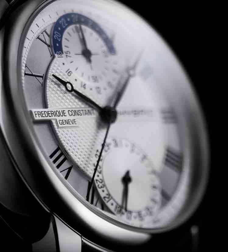 BATERÍA DE 7 DÍAS O MÁS DE DURACIÓN Su Hybrid Manufacture de Frederique Constant es un auténtico reloj suizo que sigue los cánones de la más pura tradición.