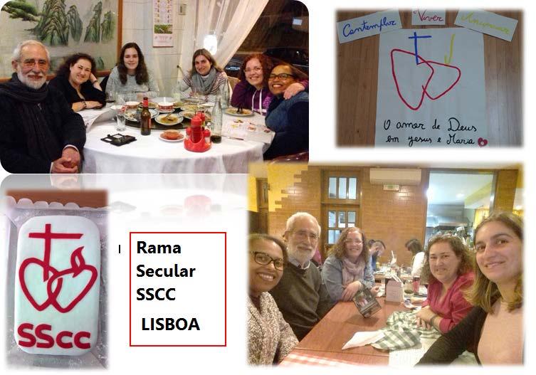 PORTUGAL En Lisboa hay 1 comunidad, con 4 miembros (de momento no hay candidatos) Acontecimientos importantes durante el año 2016/2017: Reuniones mensuales; Semana SSCC ; Convivencias, aprovechando