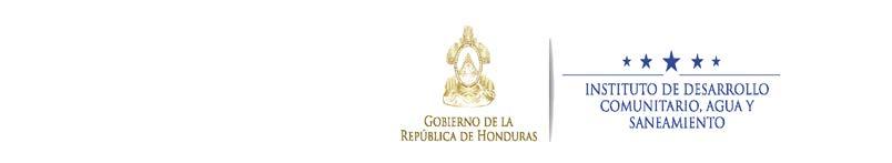 INSTITUTO DE DESARROLLO COMUNITARIO, AGUA Y SANEAMIENTO FONDO HONDUREÑO DE INVERSIÓN SOCIAL