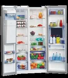 transmisión de olores entre frigorífico y congelador, manteniendo el aire limpio