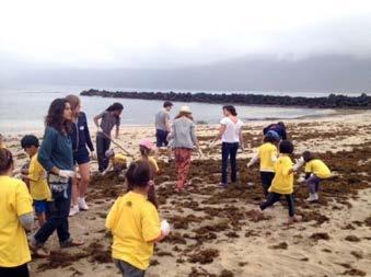 9 PLAYAS Y PLÁSTICOS Organiza con tus alumnos campañas para realizar labores de limpieza y mantenimiento de las playas de la localidad.